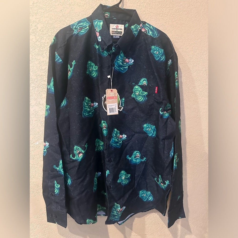 RSVLTS Ghostbuster Slimer MENS Shirt